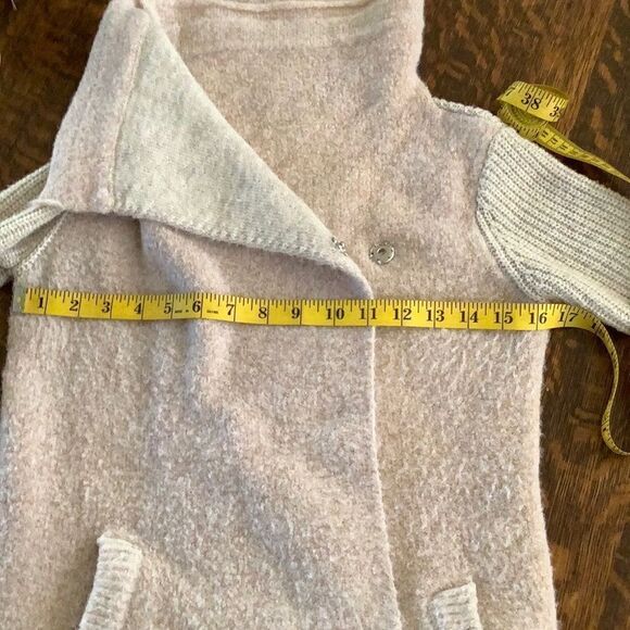 Anthropologie La Fee Verte Asymmetrical One Button Cardigan Sweater - Picture 10 of 13